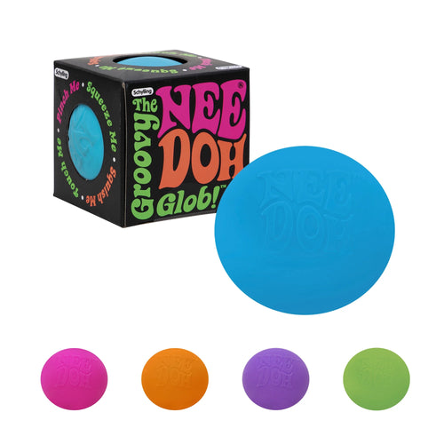 Nee Doh Groovy Glob Squeeze Novelty Toy, Colors Vary, Children Ages 3+
